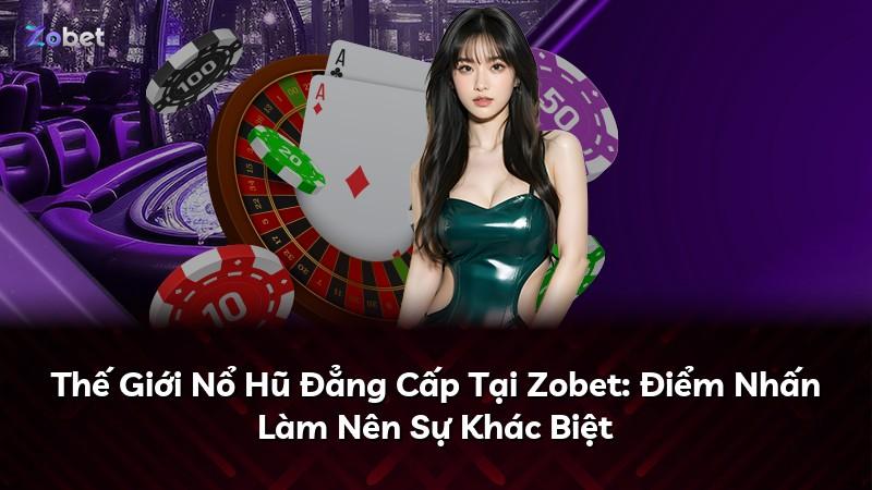 Thế Giới Nổ Hũ Đẳng Cấp Tại Zobet: Điểm Nhấn Làm Nên Sự Khác Biệt