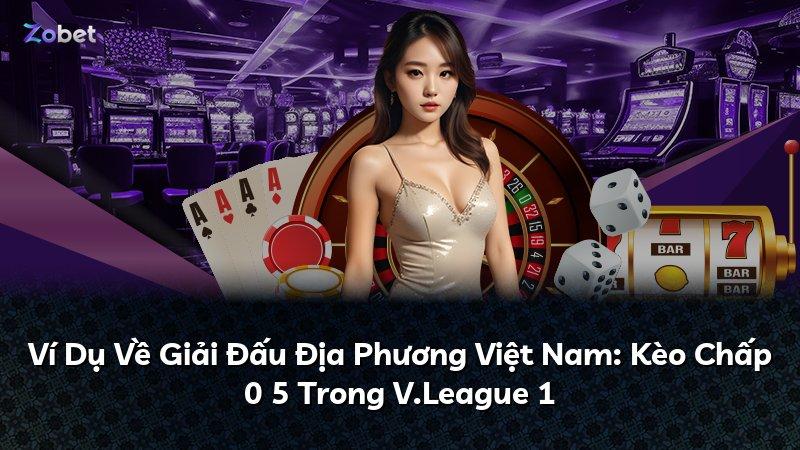 Ví Dụ Về Giải Đấu Địa Phương Việt Nam: Kèo Chấp 0 5 Trong V.League 1